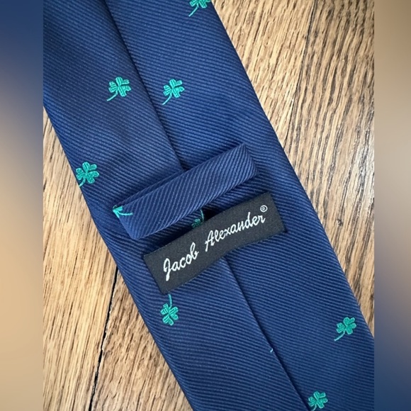Jacob Alexander Men's Shamrock Tie NWT - Picture 3 of 3